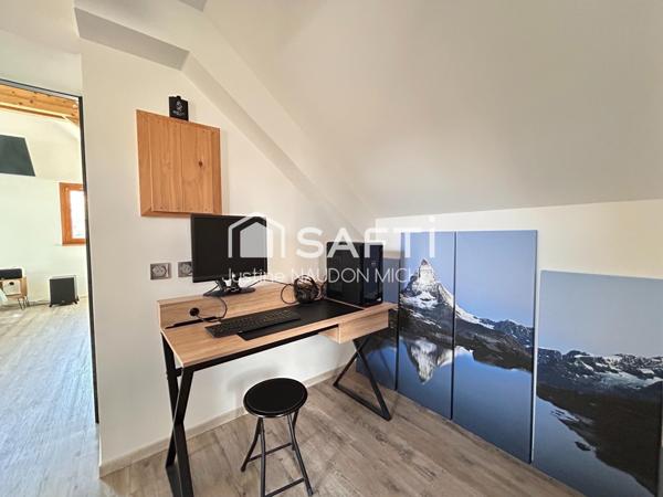 Maison 120m²– 3 chambres – Terrain 1187m² – Garage