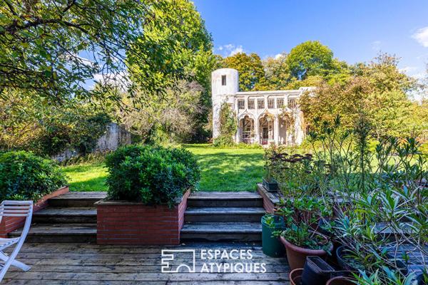 Alliance du XVIIIe avec jardin et studio indépendant au coeur de Deuil-la-Barre
