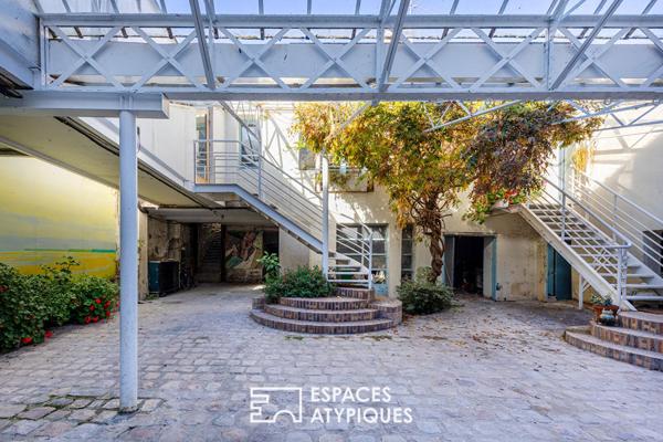 Alliance du XVIIIe avec jardin et studio indépendant au coeur de Deuil-la-Barre