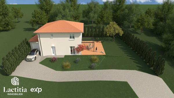 Beau terrain plat de 526m2 avec vue sur le château de Septème