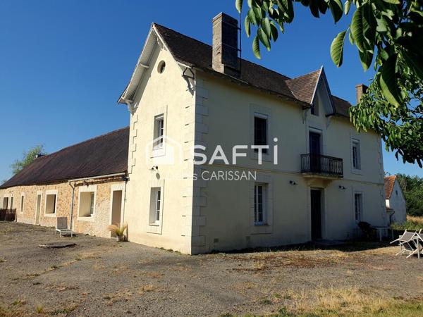 Propriété équestre 2 Ha, maison + appartement; box,écurie, dépendance, garage....