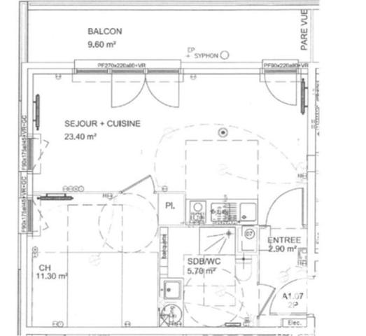 Appartement à vendre 2 pièces 43 m² Fresnes