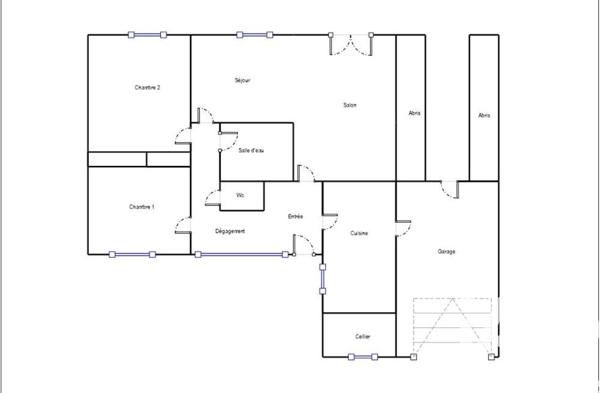 Maison à vendre 3 pièces 83 m² Saint-Germain-lès-Corbeil