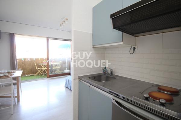À louer ? Studio meublé à Canet-en-Roussillon, disponible de septembre à juin.