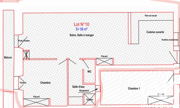 Appartement à vendre 2 pièces 53 m² Decazeville