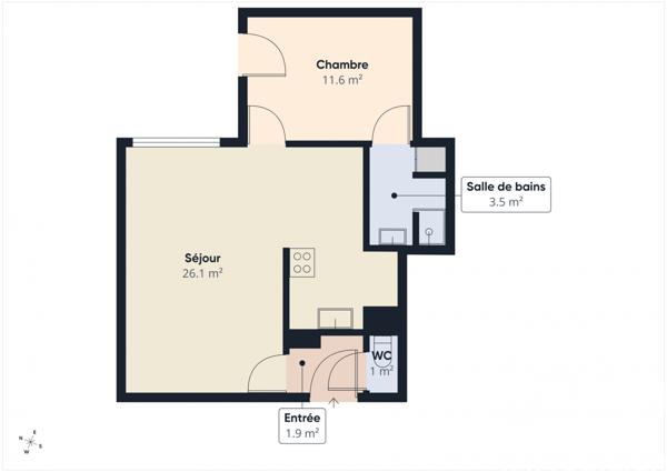 Appartement à vendre 2 pièces 44 m² Limeil-Brévannes