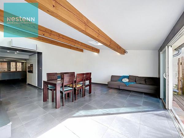 Maison de ville à vendre, 4 chambres, jardin centre Villefranche De Lauragais