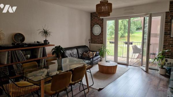 Saint Malo - Appartement (56.76m²) en bon état - Balcon - Asc. - Cave - Garage 