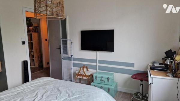 Saint Malo - Appartement (56.76m²) en bon état - Balcon - Asc. - Cave - Garage 