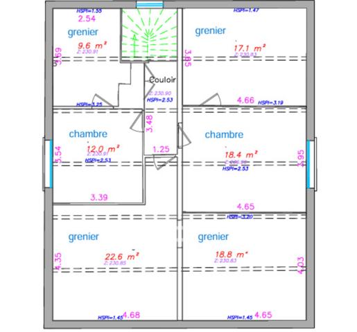 Maison de 250m2 + sous-sol de 80m2