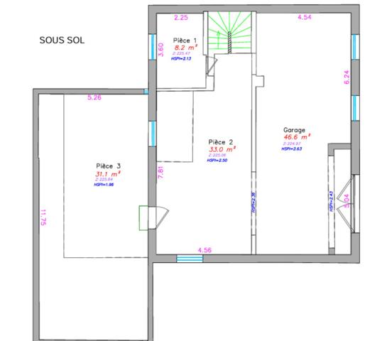 Maison de 250m2 + sous-sol de 80m2