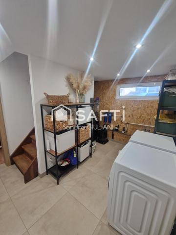 Maison individuelle de plain-pied élevée sur sous-sol entièrement rénovée !