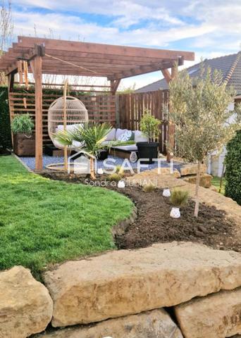 Maison individuelle de plain-pied élevée sur sous-sol entièrement rénovée !