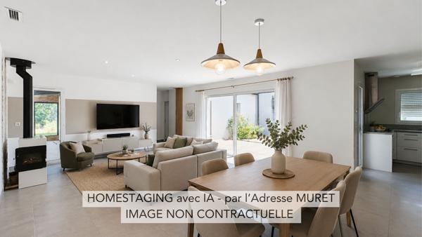 Villa contemporaine Plain pied- 172m² - Piscine - Terrain 1230 m²