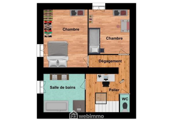 Maison de village 113 m² à Valence-en-Poitou 86700