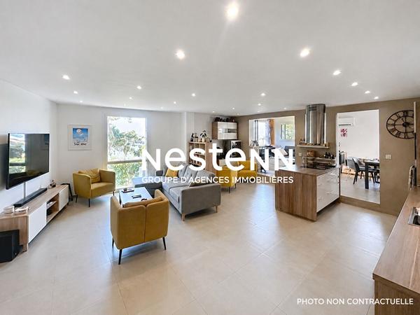 Appartement Cassis 4 pièces, 80 m2 au calme absolu avec vue mer, terrasse, stationnement facile