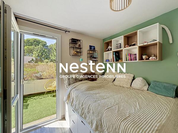 Appartement Cassis 4 pièces, 80 m2 au calme absolu avec vue mer, terrasse, stationnement facile