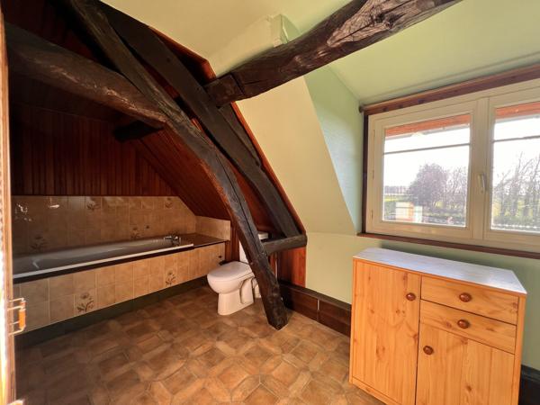 Yerville- Longère de 145 m2 4 chambres avec Vie de plain-pied