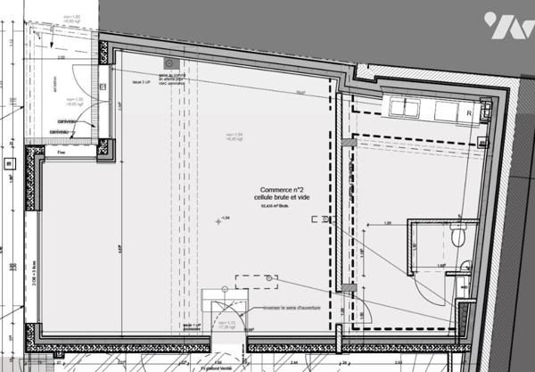 Cellule commerciale brute à VENDRE à Nort-sur-Erdre 