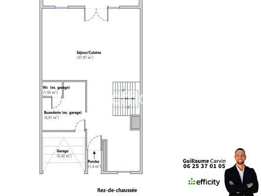Maison 4 pièces - 80 m² Exclusivité efficity