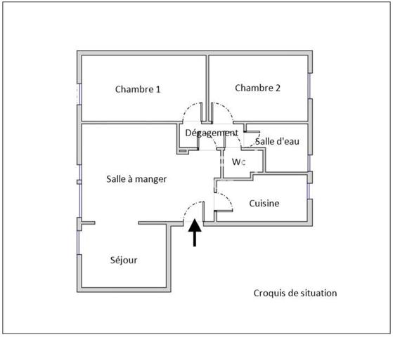 EAUBONNE - APPARTEMENT 4 PIECES - 2/3 CHAMBRES - BALCON -  BOX - CAVE