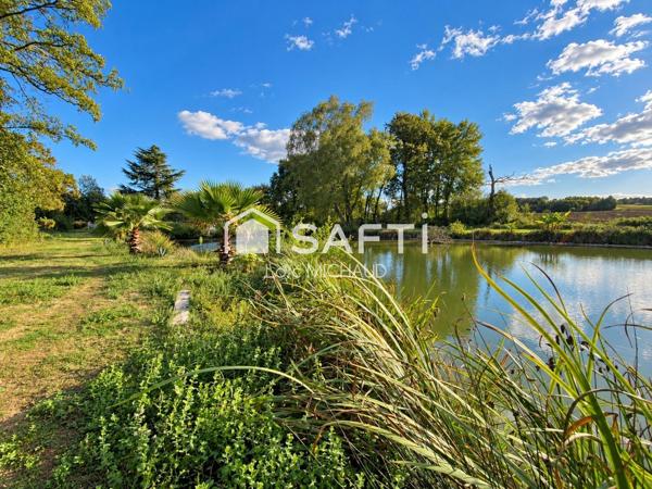 Maison avec étang privé et piscine sur 7 460 m²