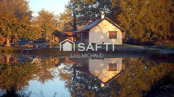 Maison avec étang privé et piscine sur 7 460 m²