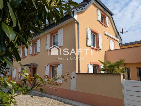 duplex 112m² avec terrasse et garage, centre ville