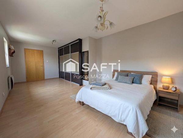 duplex 112m² avec terrasse et garage, centre ville