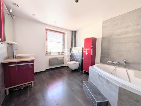 duplex 112m² avec terrasse et garage, centre ville