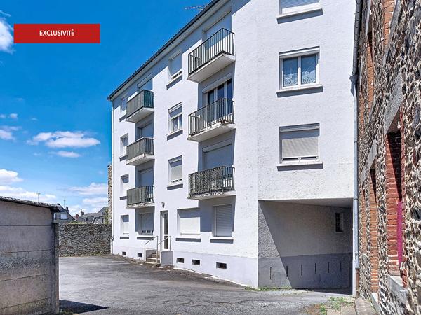Fougères Centre, Appartement de 4 pièces avec 3 chambres et stationnement facile !