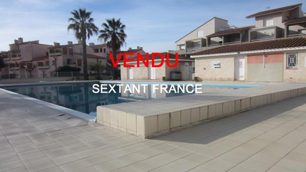 T2. 33 M².  SAINT CYPRIEN PLAGE.  PISCINE.