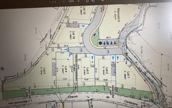 Vente Terrain Constructible Lezignan-corbieres