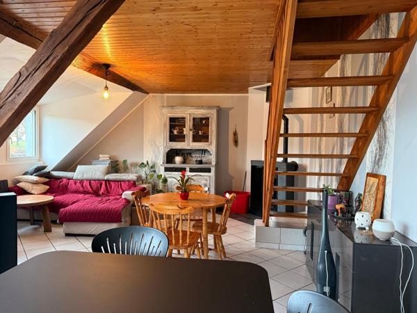 Appartement 93 m2, 3 chambres, terrasse et garage