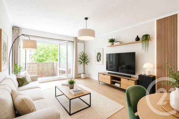 Appartement F2 à vendre  2 pièces - 45 m 2   ST OUEN  - 93