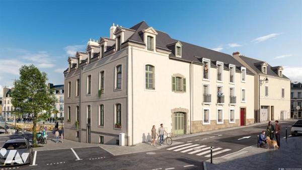 A VENDRE 56 VANNES PORT TRES BEL APPT T3 RENOVE PRESTATIONS DE GRANDE QUALITE - VUE PORT