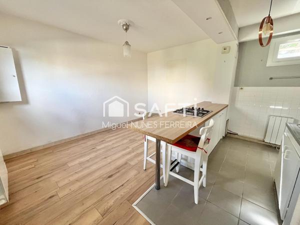 Maison individuelle 2 chambres en centre-ville