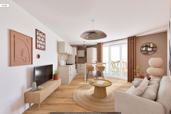 Appartement à vendre |                                       Frouzins |                                        3 pièces  |  61 m²