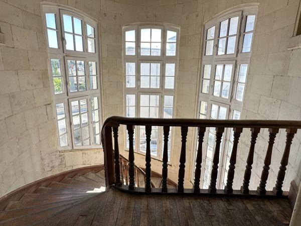 ULTRA-CENTRE SAUMUR, Appartement lumineux rénové de 82m² avec stationnement sécurisé et cave.