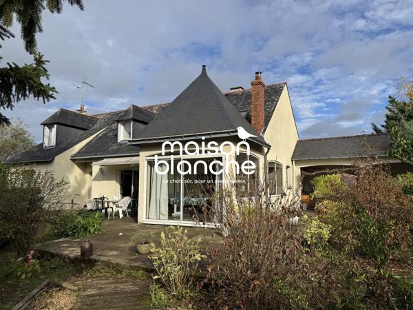 Maison lumineuse avec piscine – 10 000 m² de terrain – Saumur