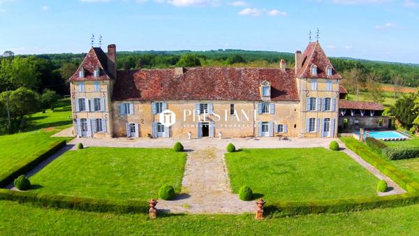 Splendide château 17/18e au Sud du Périgord – 57 hectares., BERGERAC