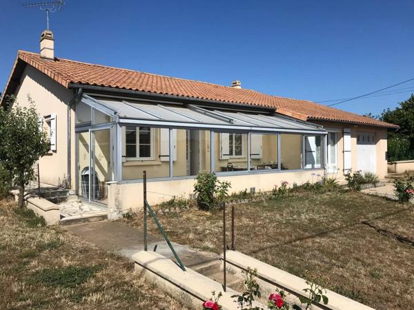 plain pied avec beau terrain