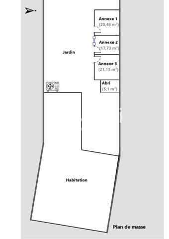 Maison 4 chambres quartier saint honoré avec dépendances et jardin clos.