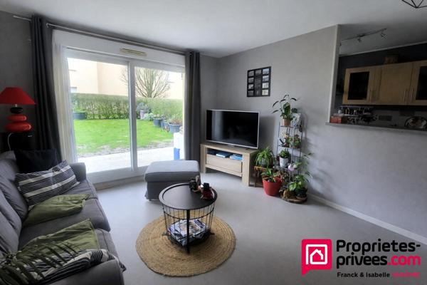 Appartement Type 3 - 73 m² habitables - place de parking privative + 1 garage - jardin