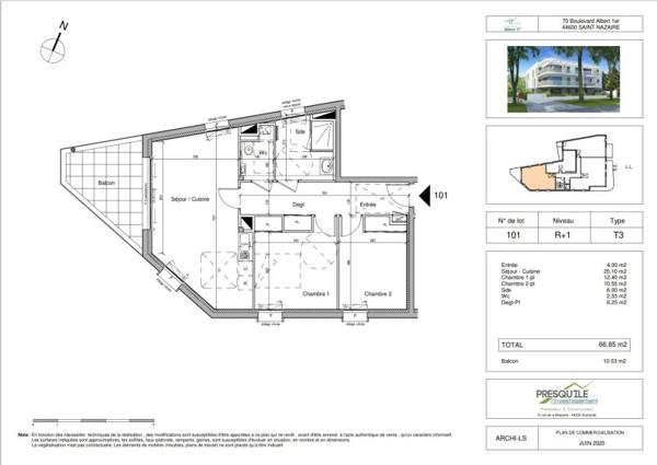 Vente / Appartement T3