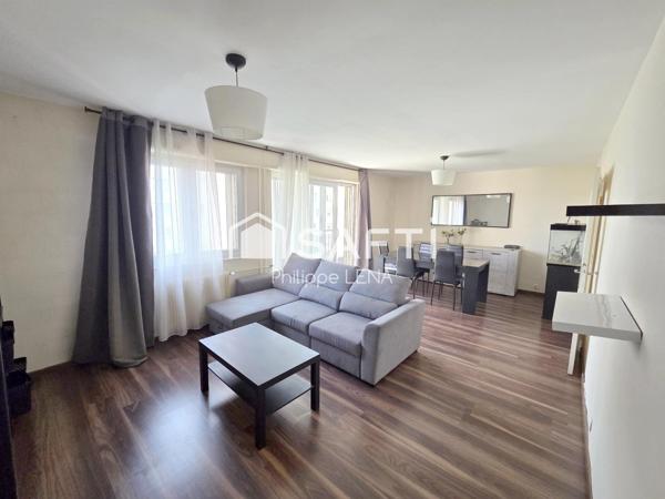 Grand F3 dans résidence bien tenue