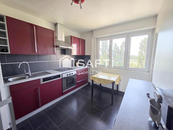 Grand F3 dans résidence bien tenue