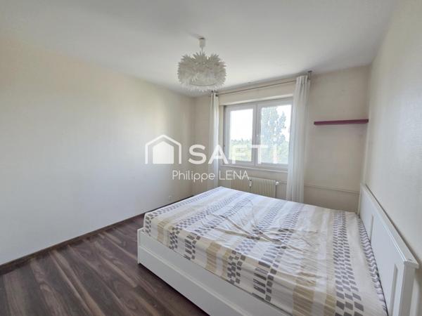 Grand F3 dans résidence bien tenue