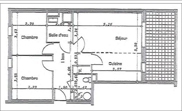 Le Thor (84250) Appartement 63m², 3 pièces avec terrasse - Résidence sécurisée