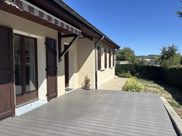 PLAIN PIED 3 piéces AURILLAC (15000) avec terrasse